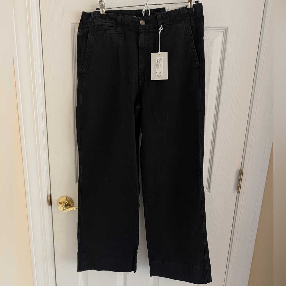 NWT AG Jeans Allegra Cadet jean, black, size 28
